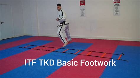 Itf Taekwondo Basic Footwork Ladder Footwork Drills Tkd Footwork