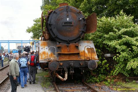 Große unterstützung fand es bei der (wle) ,. 06.09.2008. Br 01 150 bei den Meininger Dampflok Tagen ...