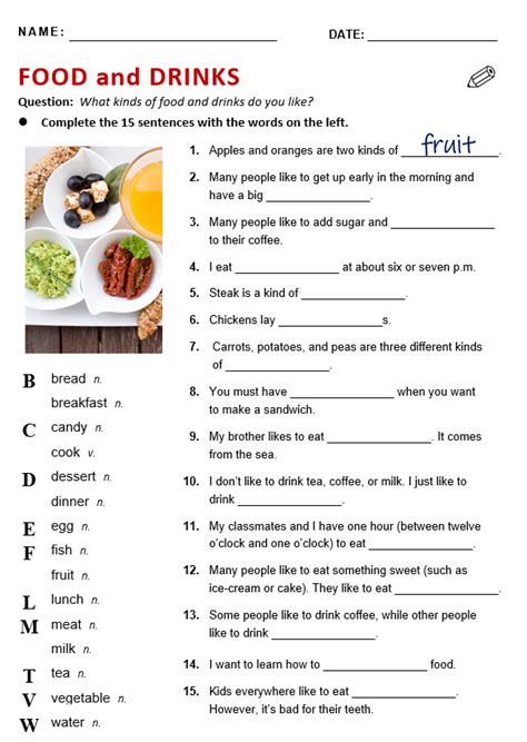 Nutrition Reading Comprehension Worksheets Pdf Blog Dandk