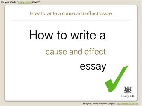 ️ Cause And Effect Paragraph Examples For College How To Write A Cause