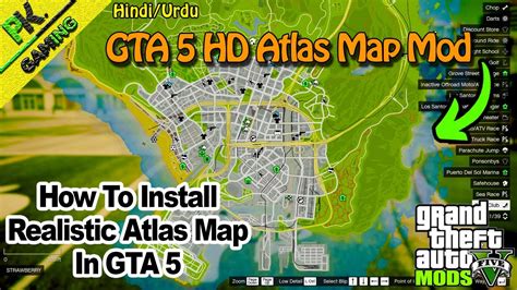 How To Install Realistic Atlas Map Mini Map In Gta Gta K