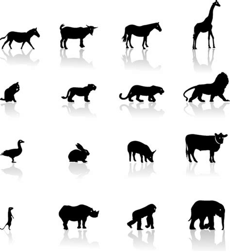 Animals Icons Vectors Graphic Art Designs In Editable Ai Eps Svg