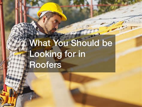 What You Should Be Looking For In Roofers Spokane Events