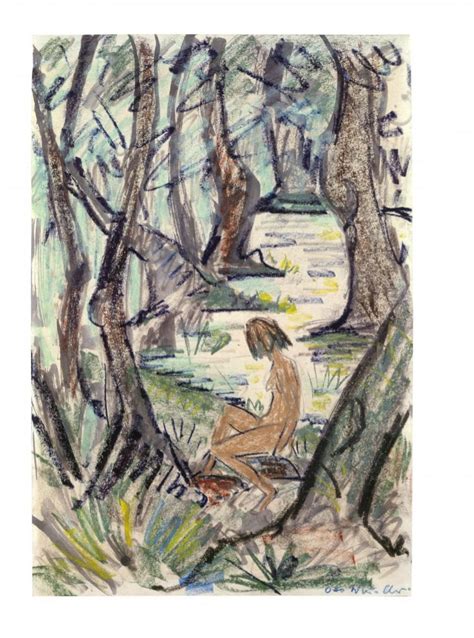 Desnudo Junto A Un Estanque Del Bosque Hacia 1920 1922 Otto Mueller