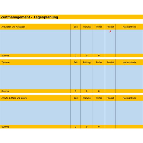 Maybe you would like to learn more about one of these? Tagesplanung nach der ALPEN-Methode - Excel-Tabelle ...