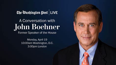 A Conversation With John Boehner
