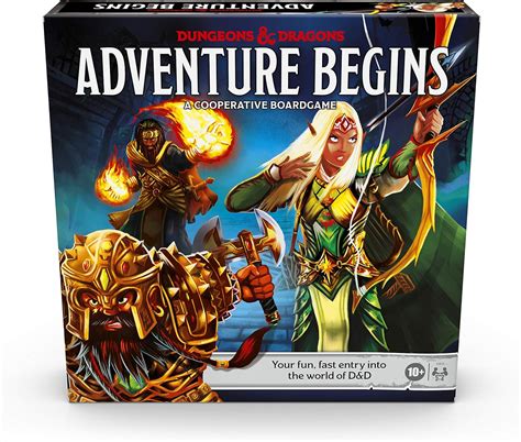 Dungeons And Dragons Adventure Begins Cooperative Fantasy Board Game Fast Entry To The World Of
