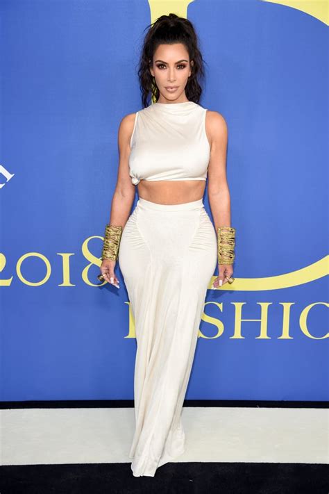 Kim Kardashians Outfit At Cfda Awards 2018 Popsugar Fashion
