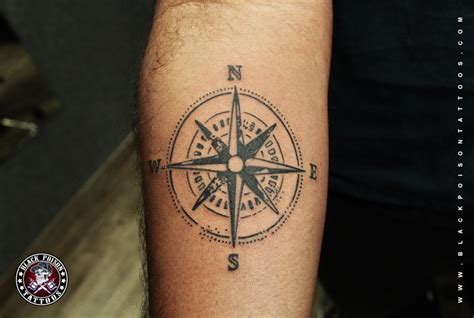 Details 73 Compass Temporary Tattoo Incdgdbentre