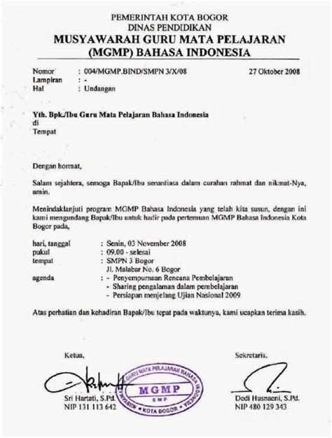 Contoh application letter bahasa indonesia. 7 Contoh Surat Resmi Perusahaan / Rapat Dinas Pemerintah ...