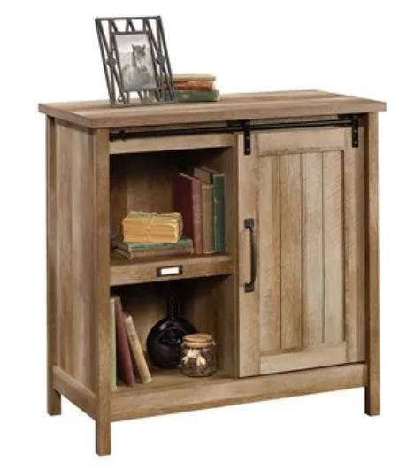 Adept Storage Accent Storage Cabinet In Craftsman Oak Sauder 422473