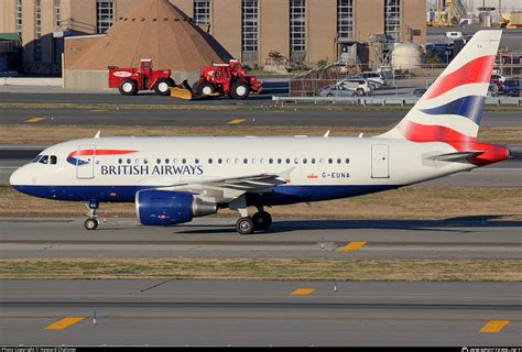 G Euna British Airways Airbus A318 112 Photo By Howard Chaloner Id