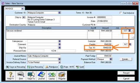 Sst0 tcode in sap bc (customizing in basis) module. ABSS Accounting Malaysia ~ Setting up SST in ABSS ...