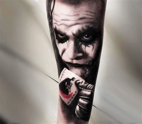 Joker Tattoo Bicep Best Tattoo Ideas Kulturaupice