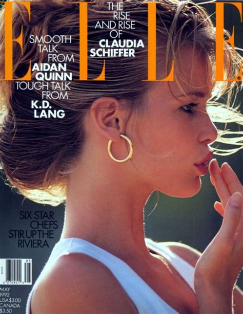 Claudia Schiffer Gilles Bensimon Elle May Naomi Campbell Kate Moss Cindy Crawford