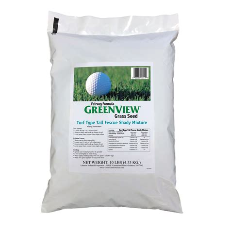 Greenview Fairway Formula Turf Type Tall Fescue Shady Grass Seed