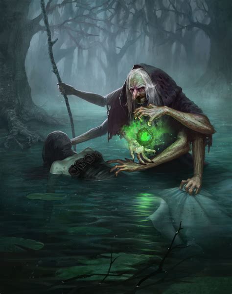 ArtStation - swamp witch, Igor Khomsky
