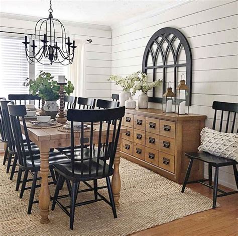59 Farmhouse Dining Room Decorating Ideas Dining Room Remodel