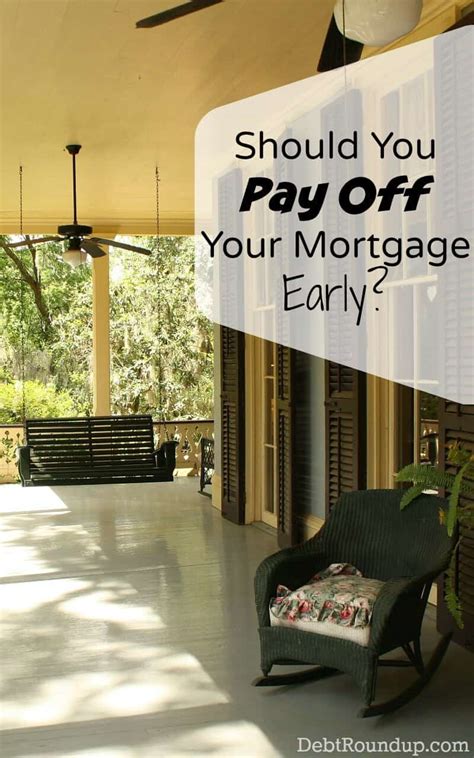 Make extra payments each month, pay off your loan faster, and save thousands in overall interest. Should You Pay Off Your Mortgage Early? | Debt RoundUp