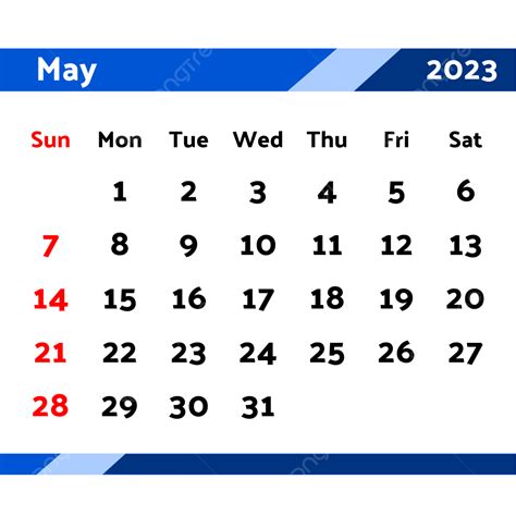 Gambar Kalender 2023 Mei Kalender 2023 Kalender Mungkin Png Dan