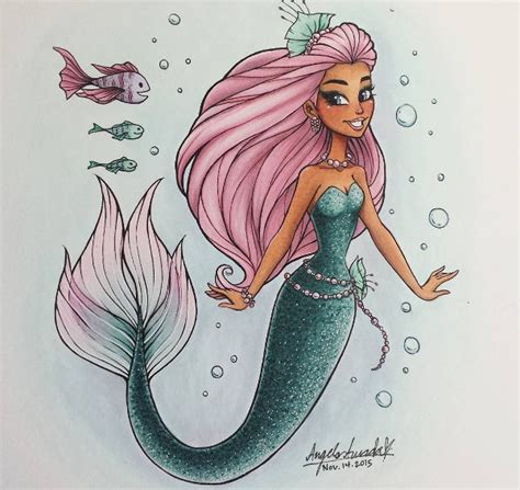 Beautiful Mermaid Drawings At Explore Collection