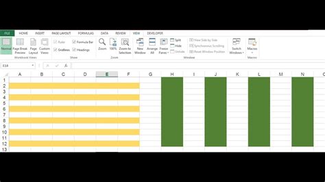 Alternating Row And Column Colors And Other Formatting Options In Excel