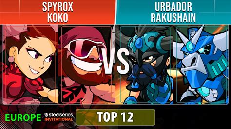 Spyrox Koko Vs Urbador Rakushain Top Eu Brawlhalla