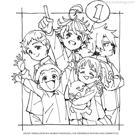 Emma Promised Neverland Coloring Page The Promised Ne