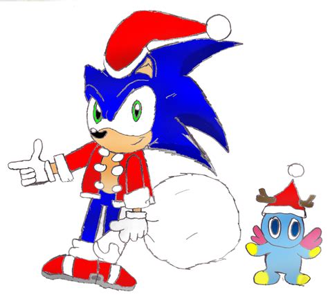 Christmas Sonic By Nightsonic On Deviantart