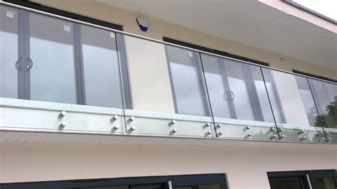 Frameless Glass Balustrade Balcony Bannister Garden Railings