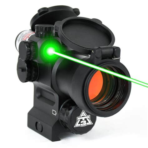 At3 Leos Red Dot Sight W Integrated Laser And Riser At3 Tactical