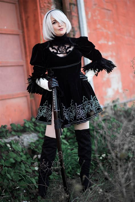 Sexy Nier Automata Yorha 2b Cosplay Suit Anime Women Outfit Disguise Costume Fancy Halloween