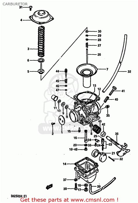 suzuki dr250s 1987 h e01 e04 e06 e15 e21 e22 e24 e39 carburetor buy original carburetor