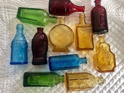 Vintage Wheaton Bottles Wheaton Nj Mini Bottle Mini Glass Etsy In 2023 Mini Glass Bottles