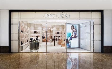 Jimmy Choos Storefront With Its Glass Doors Open