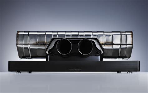 This Porsche Design Bluetooth Speaker Uses the Exhaust Pipes of a 911