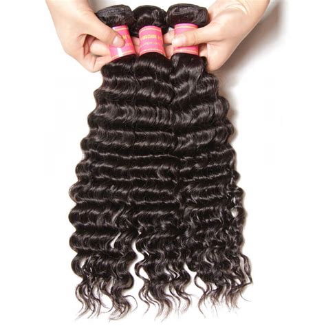 Nadula Cheap Virgin Brazilian Deep Wave Hair 3 Bundles Unprocessed