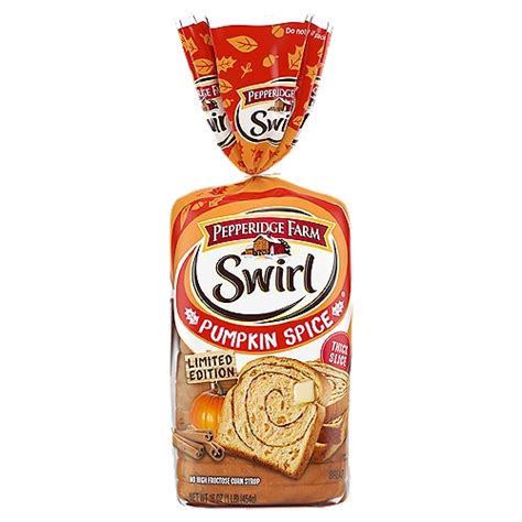 Pepperidge Farm Swirl Pumpkin Spice Bread Limited Edition 16 Oz Shoprite