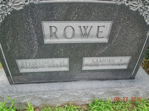 Samuel J Rowe (1898-1990) - Find a Grave Memorial