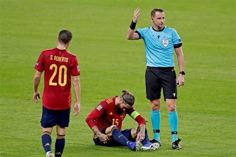 Madrid Nervous As Captain Ramos Injured In Spain Outing Pm News