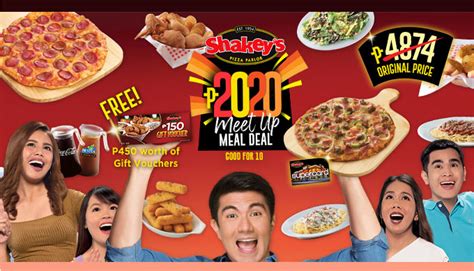 Applicable for food delivery orders only. Shakey's 2020 Meet Up Meal Deal until March 31 - Proud Kuripot