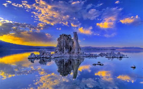 California Lake Reflection Hd Wallpaper 08353