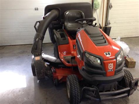 Husqvarna 48 Inch Deck With Blower And Bagger System Reduced Malahat