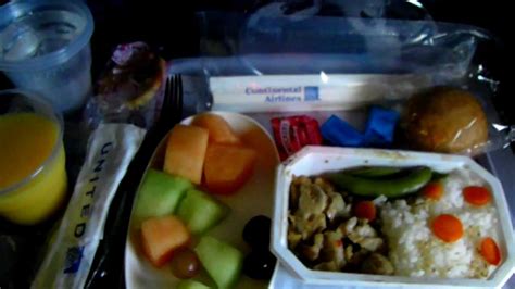 Hd Continental Airlines Food Service Iah Nrt 777 Free Pre Arrival Snack
