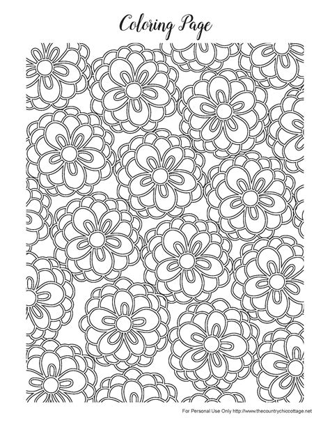 You could also print the picture while using the print button above the image. Free Spring Coloring Pages for Adults | Spring coloring ...