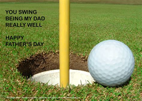 Golf Dad Greeting Card For Fathers Day Puzzle Template