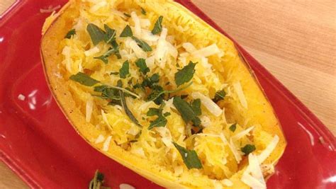 Spaghetti Squash With Brown Butter And Sage Recipe Rachael Ray Show