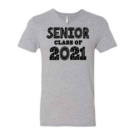 Inktastic Senior Class Of 2021 School Mens V Neck T Shirt Walmart