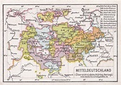 Thüringen 1912Bundesstaaten, Städte und Kolonien des Deutschen Reiches ...