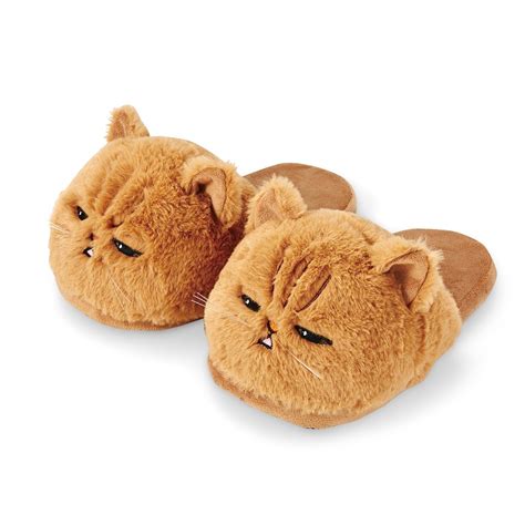 Cute Plush Kitten Soft Animal Cat Slippers Home Slippers